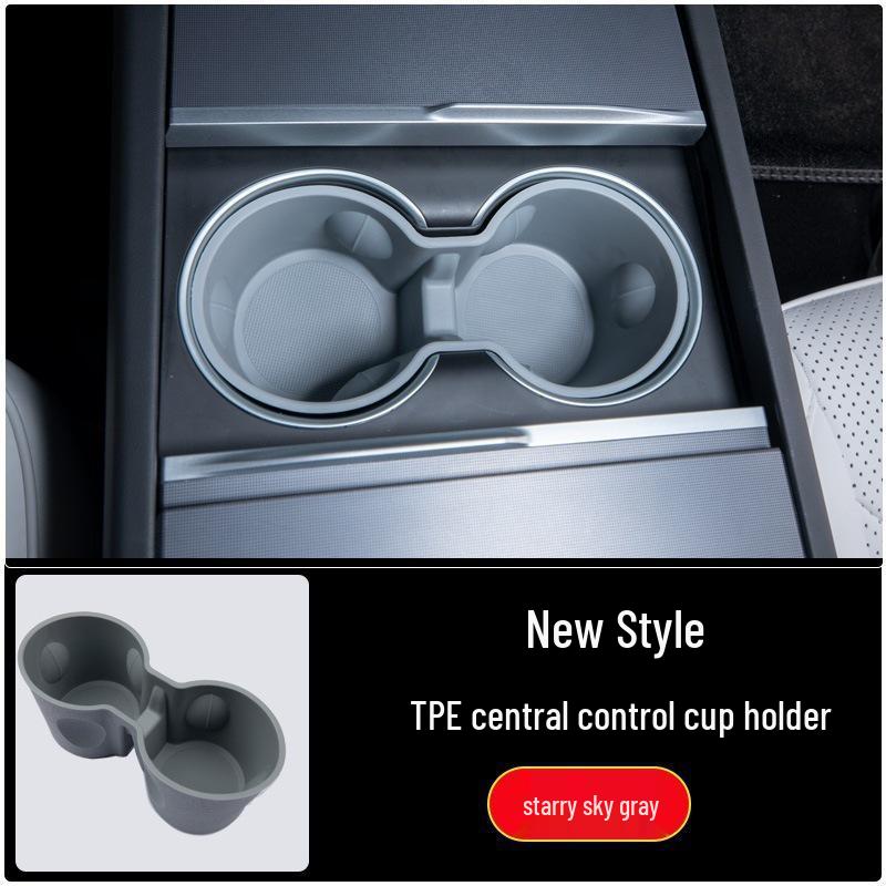 

Tesla Model Y/3: Updated Cup Holder & Storage Limiter - Free Shipping Included Model 3 Refreshed