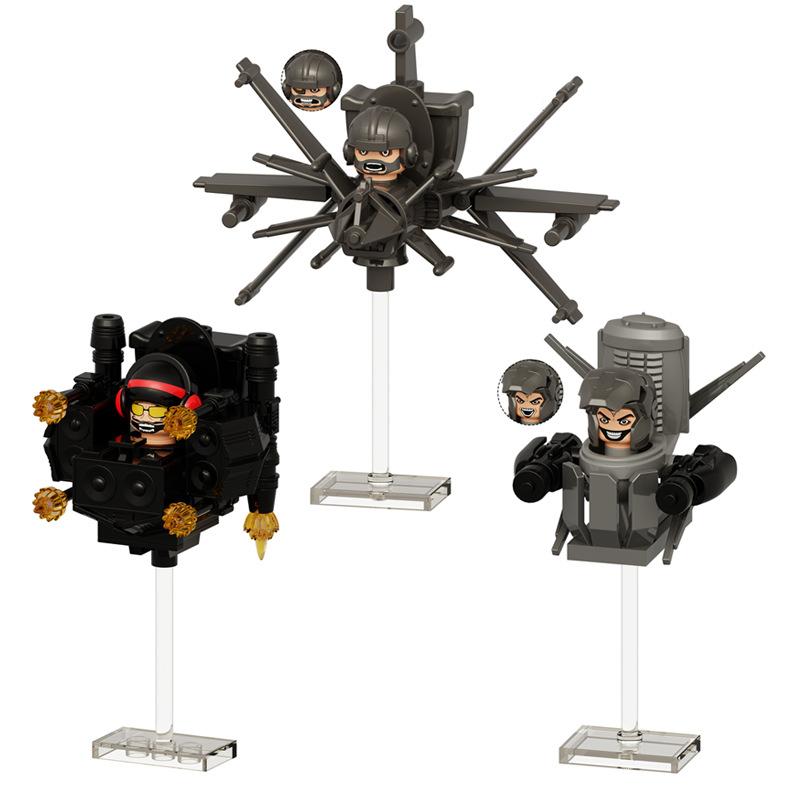 3pcs/set Skibidi Toilet Game Peripheral Toy Speakerman TV Man Cartoon Character Model Collection Toys Birthday Gifts