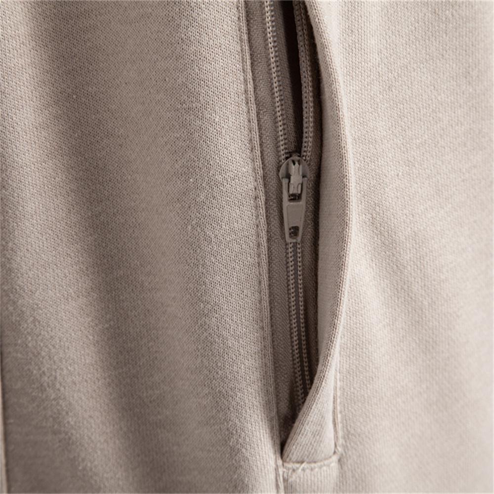 2026 Spring Autumn New Men's Cotton Daily Sports Pants Solid Color Elastic Waist Pocket Comfortable Casual Sweatpants for Men