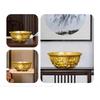 Brass Treasure Bowl - Traditional Chinese Style, Perfect for Home or Office To Attract Wealth and Good Fortune (Length: 16CM)