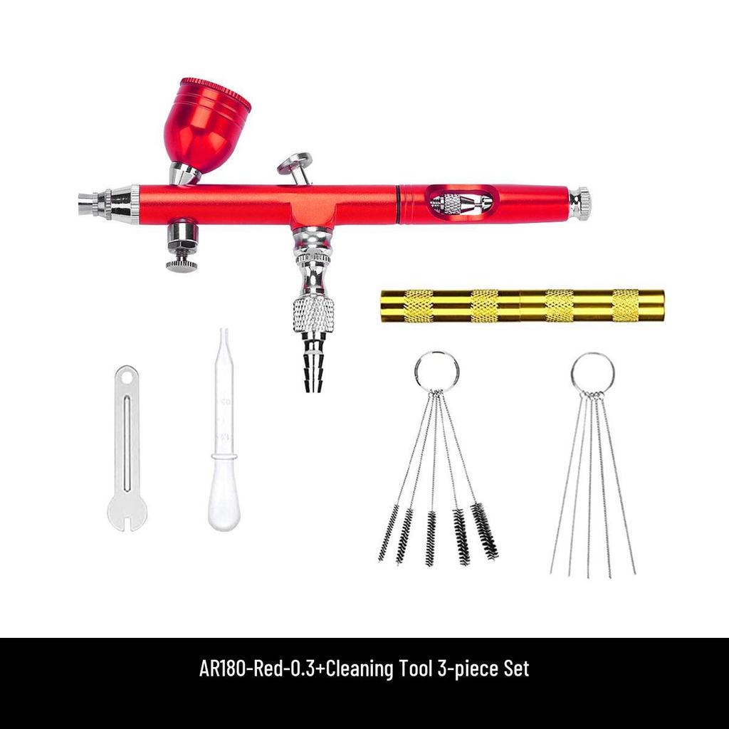 AR180 Airbrush Paint Pen for Car and Model Art, 0.3-0.5mm Caliber