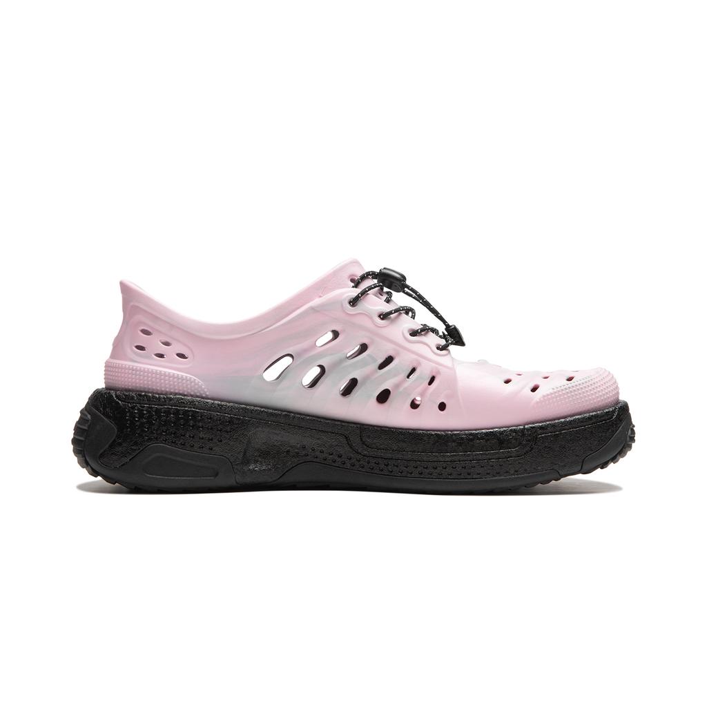 Li Ning Pangu Trek Trendige Vielseitige Flussüberquerungsschuhe Unisex Schuhe Rosa Grau AZSU017-2