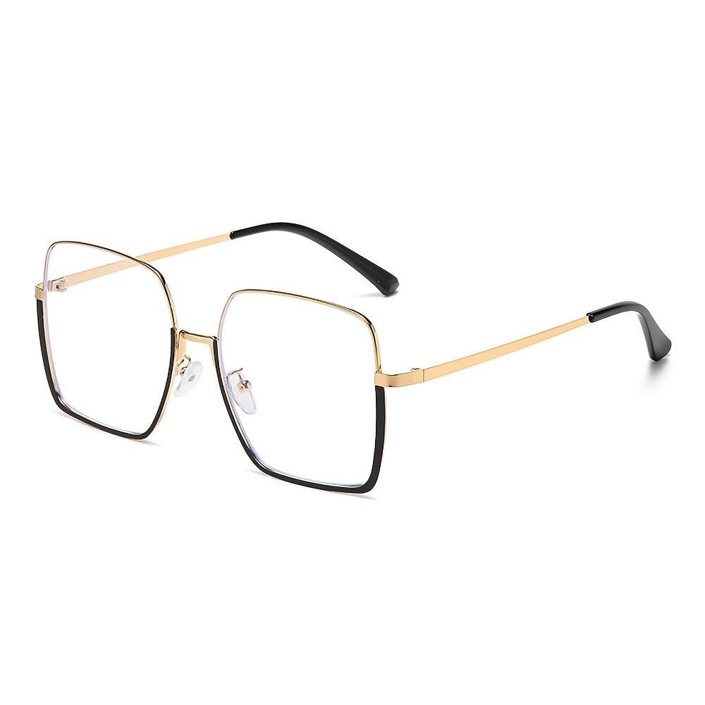 1Pcs New High-End Metal Frame Women'S Fashion Day And Night Dual-Use Photochromic Sunglasses Anti Blue Light Glasses