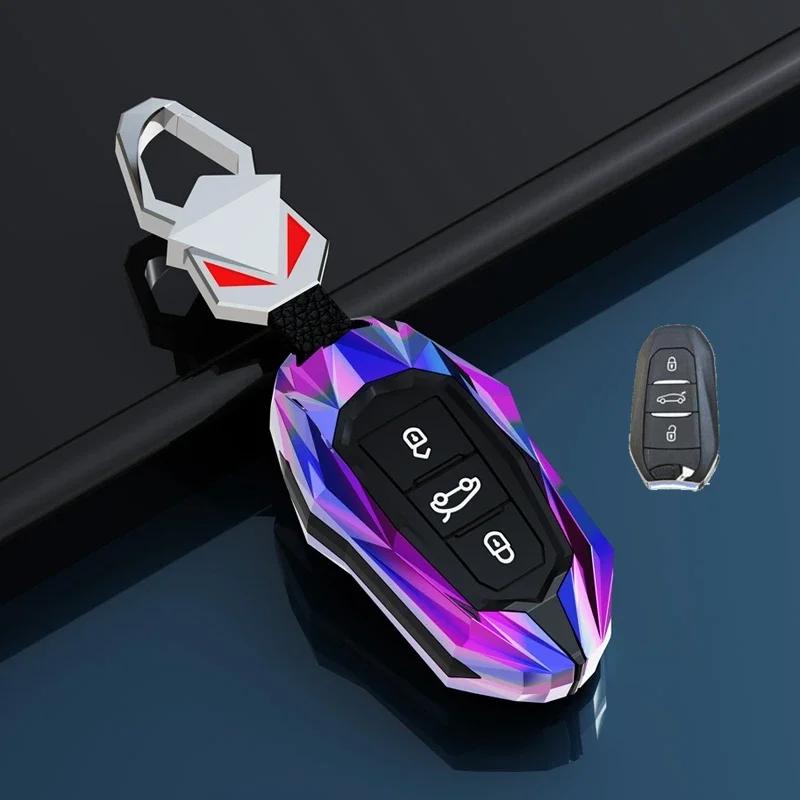 Car Key Case Cover Holder For Peugeot 301 208 3008 5008 408 2008 308 508 2013 2014      Car Styling