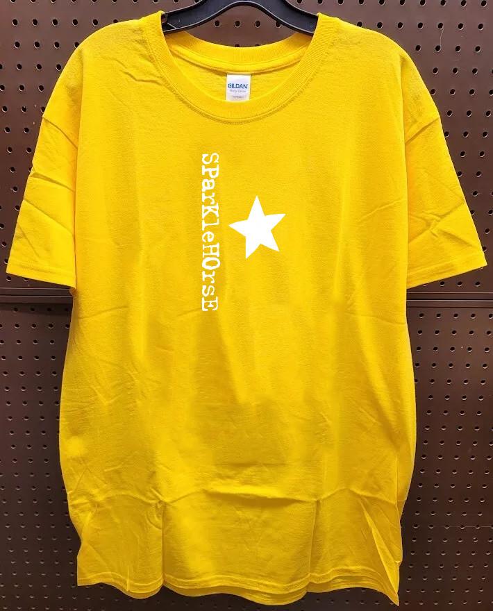 Sparklehorse Band Basic Logo Yellow T Shirt Full Size S-5XL Unisex T-Shirt XL