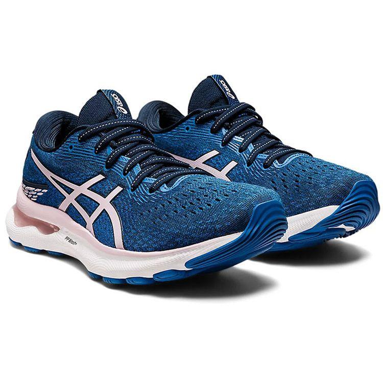 Asics Gel Nimbus 24 Γαλλικό Μπλε Απαλό Ροζ Γυναικεία Αθλητικά Παπούτσια 1012B201-400
