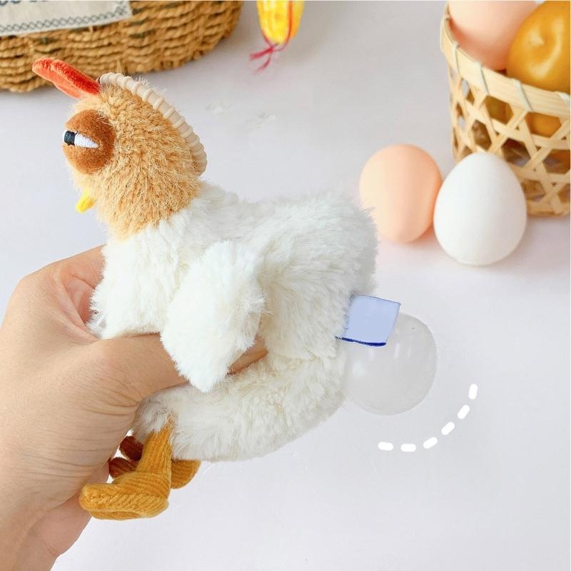 Lovely Chicken Bag Pendant Keychain Chic Keyring Cute Cartoon Keychain Stylish Keychains Accessory for Woman and Man