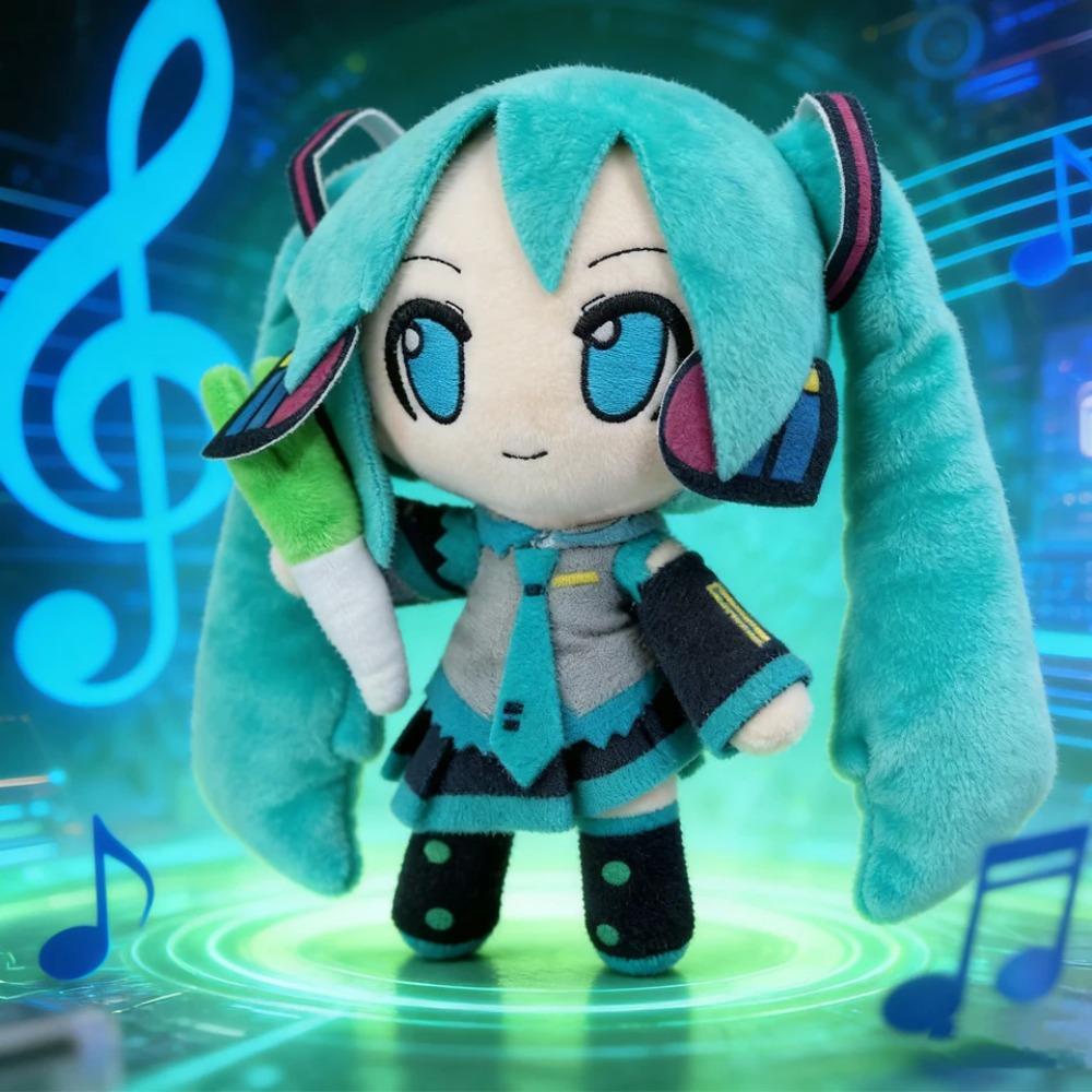 HOT SALE Hatsune Miku Fufu Plush Doll Fuwafuwa Anime Kawaii Cute Cool Toys Dolls Plush Room Car Desk Decor Birthday Gift for Fan