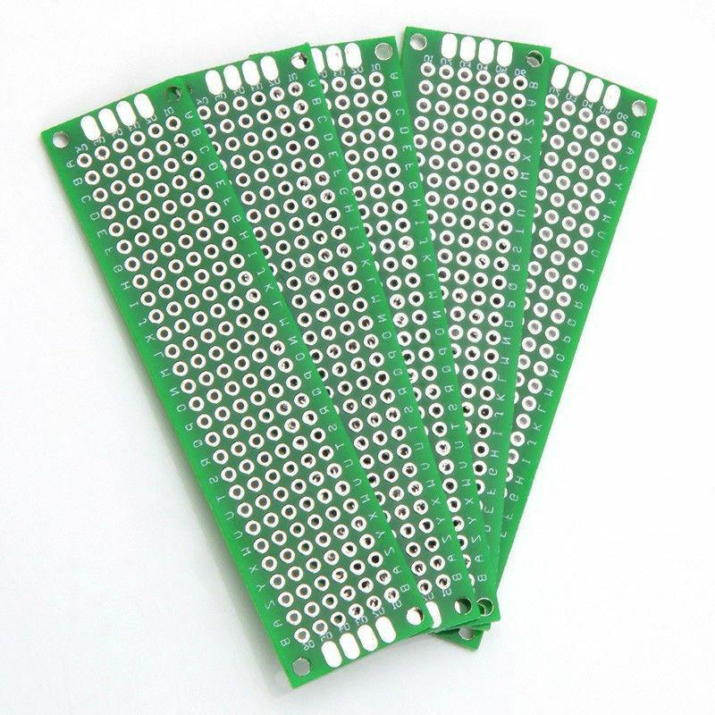 10BUC 9x15cm 8x12cm 7x9cm 6x8cm 5x7cm 4x6cm 3x7cm 2x8Cm Verde Placă de tablă cu pulverizare pe două fețe, placa universală PCB