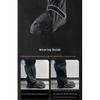 SCOYCO Motorcycle High Tube Rain Boots Covers Waterproof Rainproof Non-Slip Motocross Scooter Reusable Riding Rain Shoes Cover