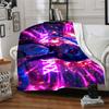 1Pc Energetic Neon Lights Blanket Soft Throw Blanket For Home Bedroom Bed Sofa Travel Office Solid Christmas Blanket