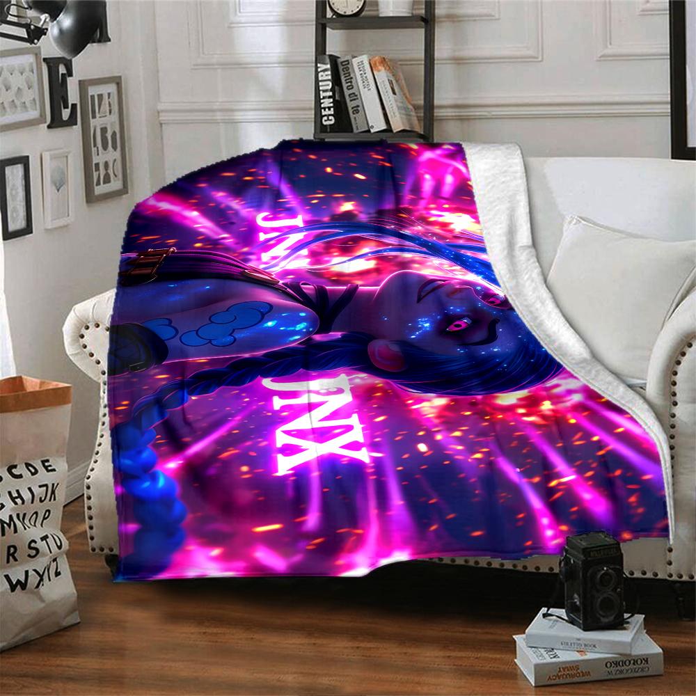 1Pc Energetic Neon Lights Blanket Soft Throw Blanket For Home Bedroom Bed Sofa Travel Office Solid Christmas Blanket