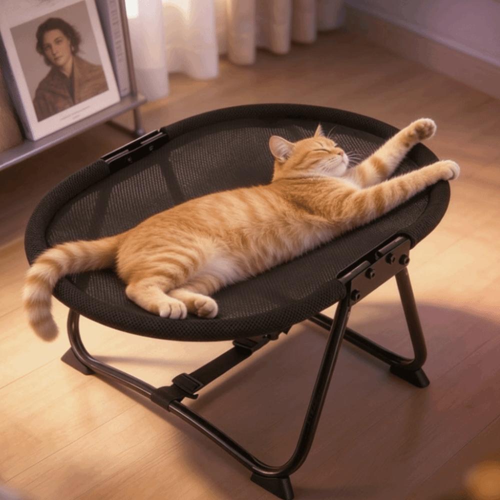 Breathable Mesh Cat Sofa Bed Sturdy Frame Dog Cool Nest Universal Dog Elevated Bed Travel Portable