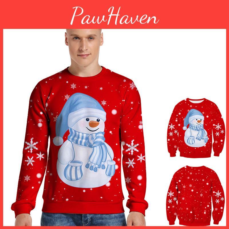 Festive Women's Xmas Jumper With Soft Material And Breathable Long Sleeves