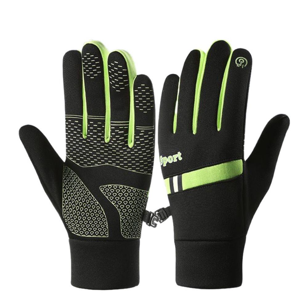 Lock Buckle Winter Cycling Gloves Warm Outdoor Gloves Mountaineering