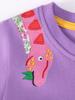 Little Maven Girls' Cartoon Short-Sleeve Summer Dress - European & American Style.