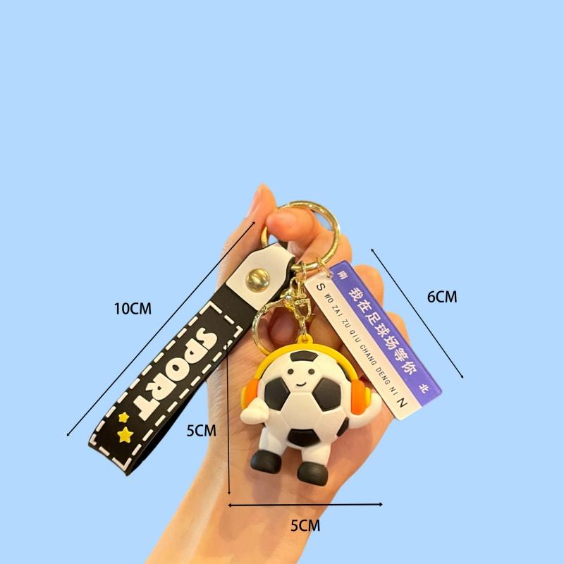 Creative Football League Gift Keychains For Women Men Bag Pendant Car Keyring Jewelry Gift Decoration Accessories