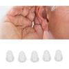 BigKing Hearing Aid,Universal 5pcs Hearing Aid Domes Ear Tips Silicone Soft&Comfortable 3 Layers Transparent Replacement BTE ITE Hearing Aids