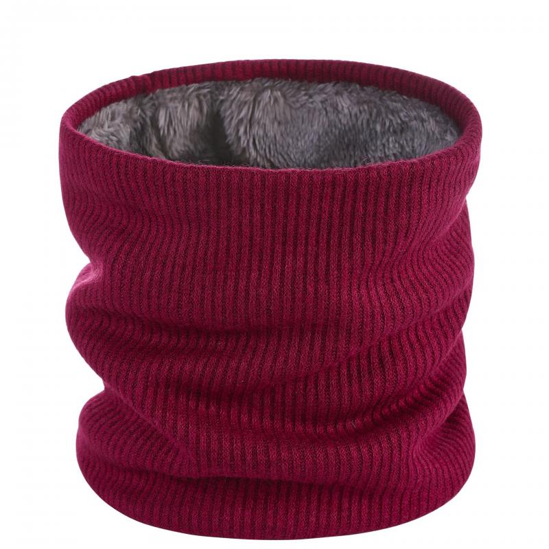 1pc Winter Sports Knit Scarf Integrated Mask Thickened Warmth Multifunctional Neck Gaiter for Outdoor Activities Handkerchief Ski Mask