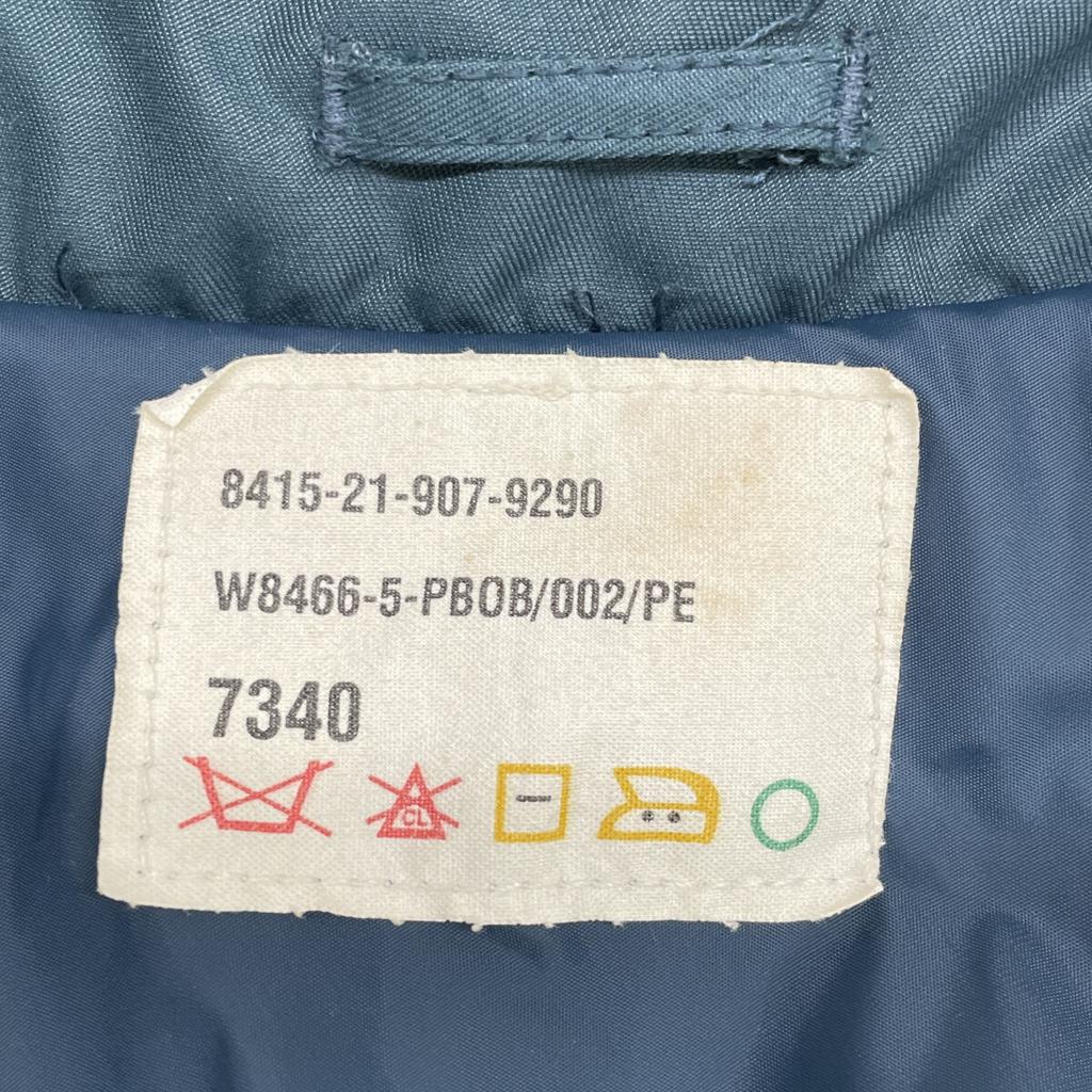 Military Blue 8415-21-907-9290 7340 TYPE IV Flight Jacket Canadian Military Jacket Not Written khakiUsed