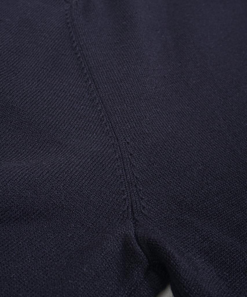 BIRBANTE Soft Washable Collared Knit - Dark Navy
