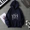 Mingxin Cross-border Women's Clothing Supply Chain Halloween Three-person Skull New Sweater Loose Large Size Women's Coat