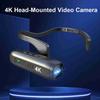 Head Mounted Camera 4K 30FPS Anti Shake and 120 Degrees  Wide Angle Lens Video Camera