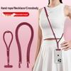 Adjustable Three-in-One Mobile Lanyard with Detachable Anti-Theft Chain – Wear On Wrist, Neck, or Crossbody for a High-End Look