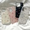 Ins Style Suitable for Apple 16 ProMax Mobile Phone Case IPhone 15 Pro White Flowers 14 Small Fresh 13