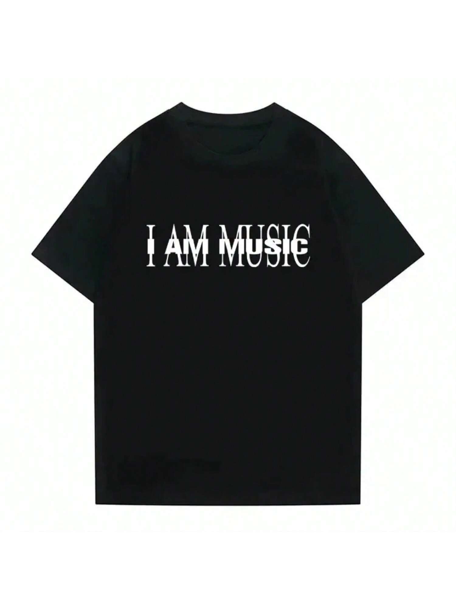 Rapper I Am Music New Album Cover Graphic Print Tshirt Wounisex Casual Vintage T-Shirt Wounisex Hip Hop S разноцветный