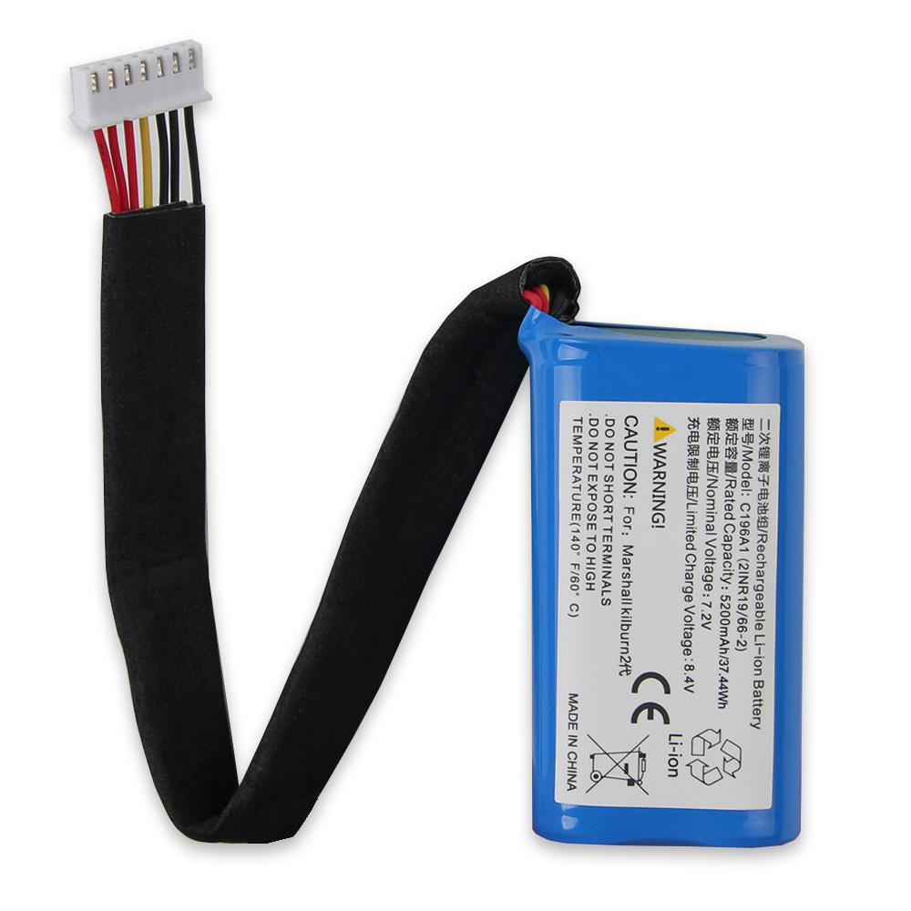 New Replacement Battery C196A1 For Marshall Kilburn II Bluetooth Speaker 5200mAh with Tools