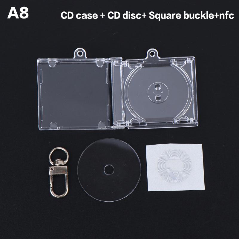 Mini NFC Funkční Pouzdro na CD Klíčenka Periferie Album Držák na Klíče Pro DIY Přívěsek na Batoh
