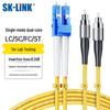 SK-LINK LC-FC Single-Mode Duplex Fiber Optic Patch Cable