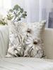 pc Minimalist Botanical Pillow Cover Polyester D DoubleSided Print Soft Watercolor Tulip  Leaf Design Neutral Scandinavia