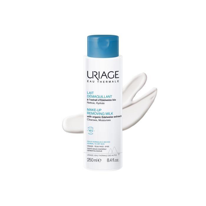 Lait démaquillant - Uriage - 250ml - Hypoallergénique - Tous types de peau - Texture fluide