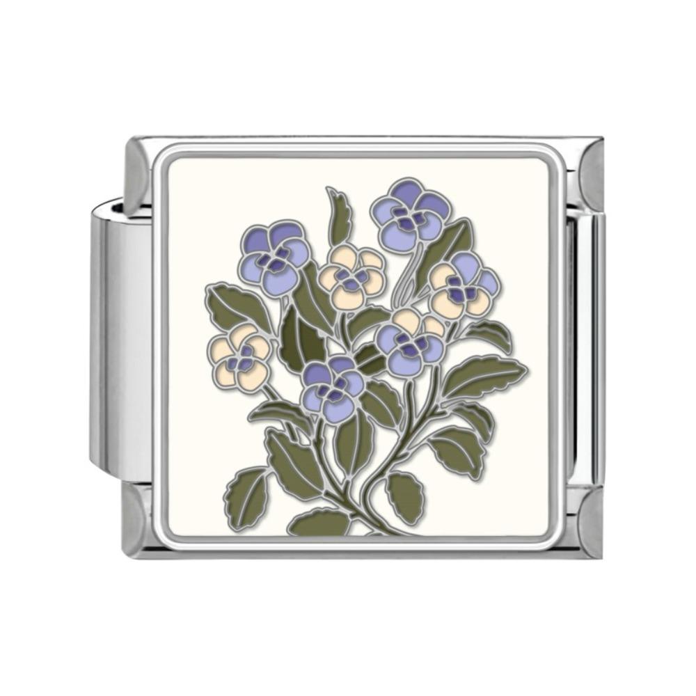 Flower Module Bracelet Accessories Stainless Steel Jewelry New Charm Bracelet Link  Women's