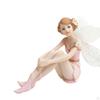 Figure Figurine Creative Desktop Ornament Resin Hand Painted Sculpture Girl Statue for House