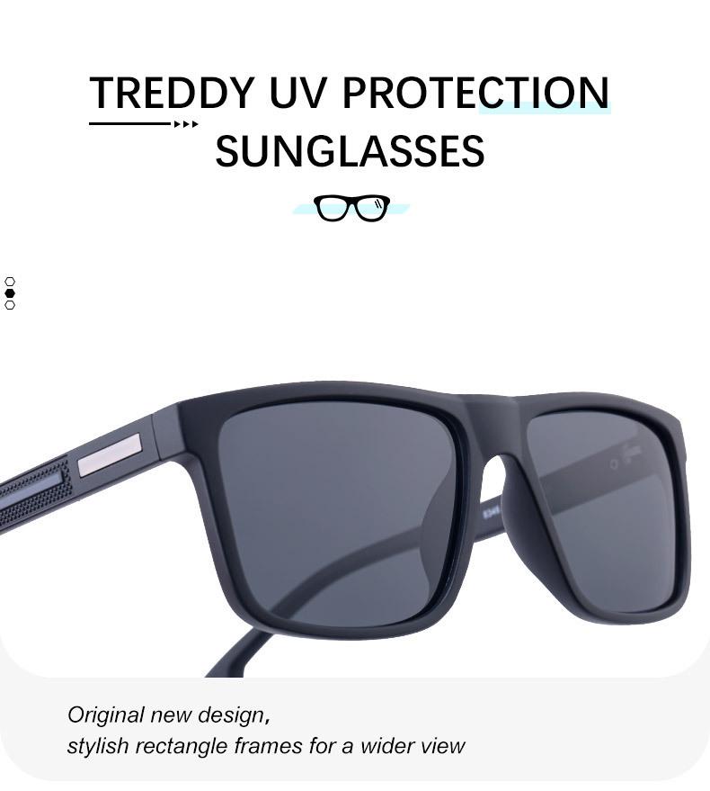 KAJILA Fashion 2025 Square Polarized Sunglasses for Men - Versatile Outdoor UV Protection