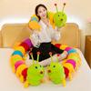 Nowa Urocza Kolorowa Pluszowa Zabawka Gąsienica Lalka dla Dzieci Prezent Długa Poduszka