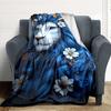 1pc Fantasy Lion Artwork Blanket Lightweight Blanket Throw Blanket For Sofa, Bed, Travel, Camping, Livingroom, Office yy251010058