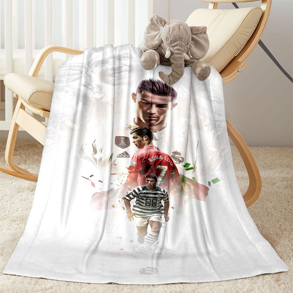 Juventus Team Celebration Blanket Durable Comfort Suitable for Sofa Bed Office for All Seasons Digital Print Birthday Christmas Gift Blanket