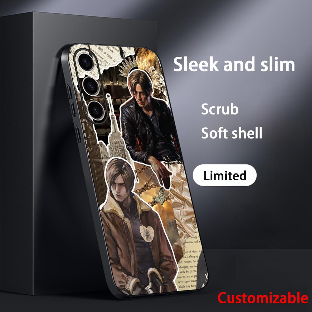 Hot Game Ada Wong Leon Poster Phone Case For Samsung Galaxy S26 S25 S24 S23 S22 S21 Plus Ultra Note20 Soft Black