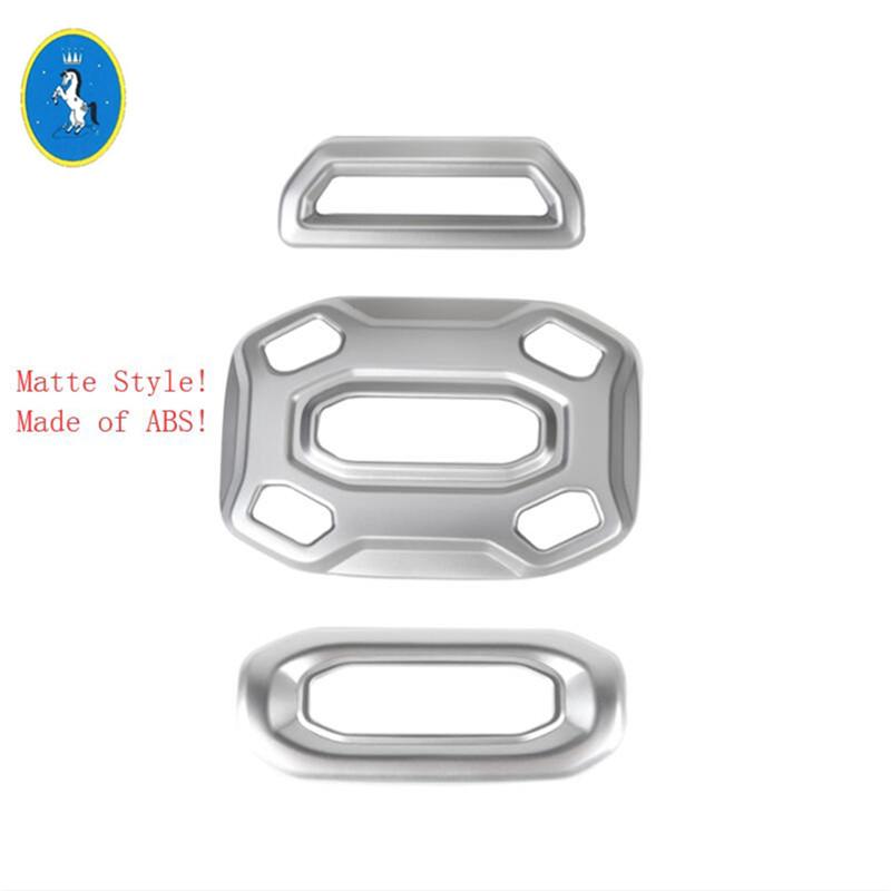 

Roof Reading Lights Lamps Cover Trim For Jeep Wrangler JL 2018 - Car Interior Decoration Parts Red / Matte / Carbon Fiber Model C