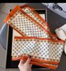 Big Brand Double-sided Printed Long Headband Silk Scarf Hin Scarf Ribbon Tie Bag Decoration Suit Scarf Waist Belt Multi Function