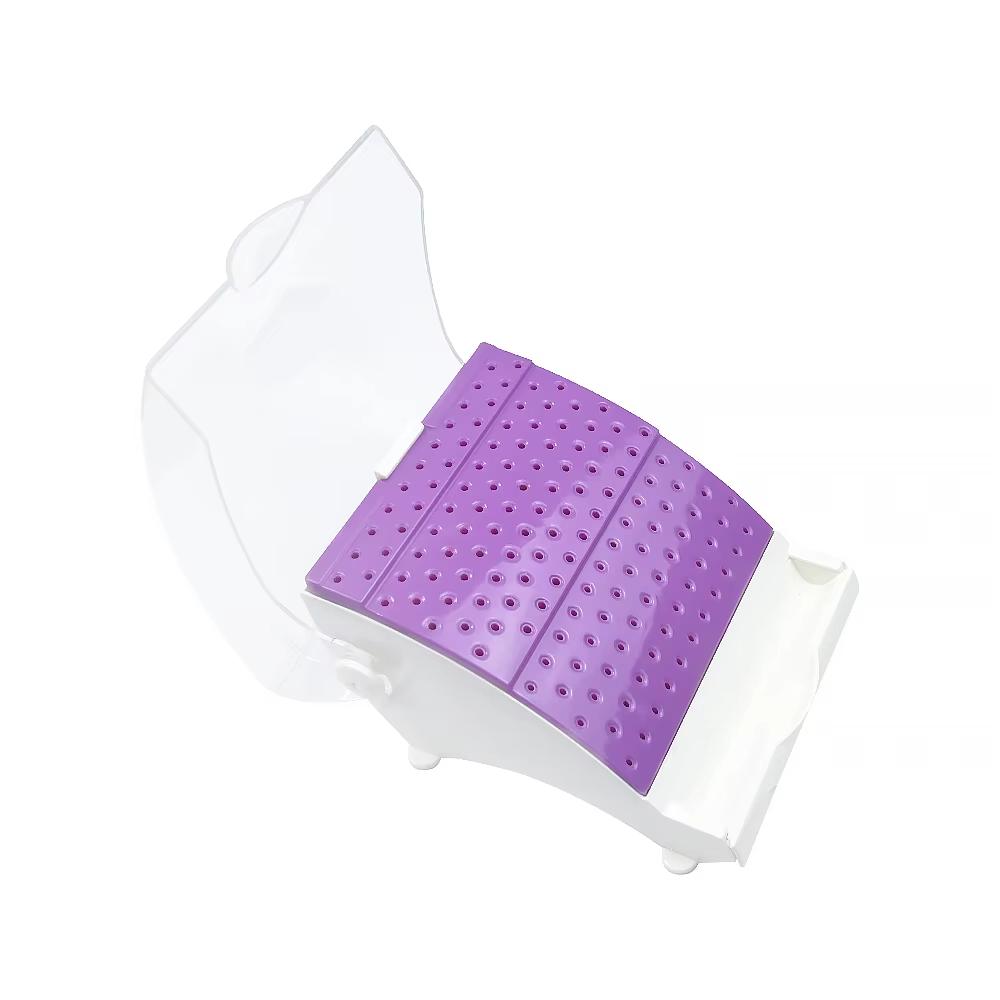 142 Holes Dental Burs Box Autoclave Sterilizer Dentist Tools Drill Case Plastic Instrument Holder Disinfection
