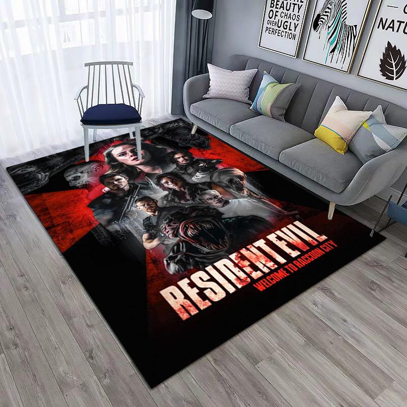 Sci-Fi Game Resident Evil, Umbrella Corporation, Soft Carpet, Home Living Room, Office Chair Pad, Door Mat, Door Mat Carpet U1