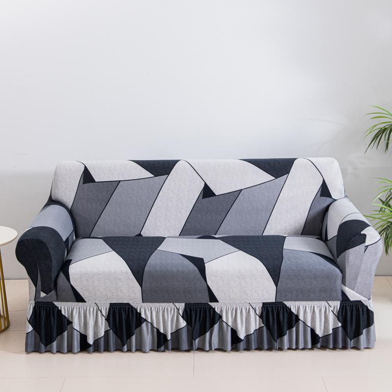 Stretch Floral Couch Cover Sofa Covers Washable Furniture Protector For Dogs Corner Sofa Skirt 1/2/3/4 Seater Sofa Slipcovers