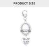 Photo Frame Pendant for Brooch Jewelry Making Kit Alloy Lobster Clasp Accessory Stylish Wedding Bouquet Accessories