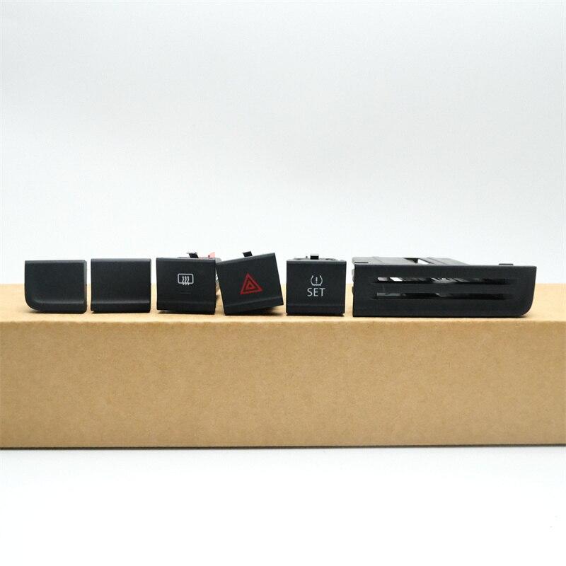 Für VW POLO 2014-2017 6C Ersatzteil Notlicht Heckscheibenheizung Reifendruckschalter Taste