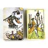 High-Quality Tin Box Packing 78 Cards Tarot Card Gilded Edge with Paper Guidebook,Fate Divination Family Party Game